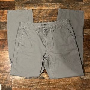 old navy grey straight leg pants